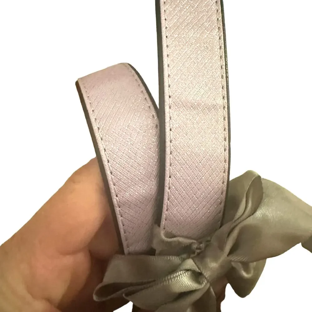 Purple Rhinestone Dog Collar and Leash - Collar is a Medium
